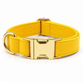 Yellow leather